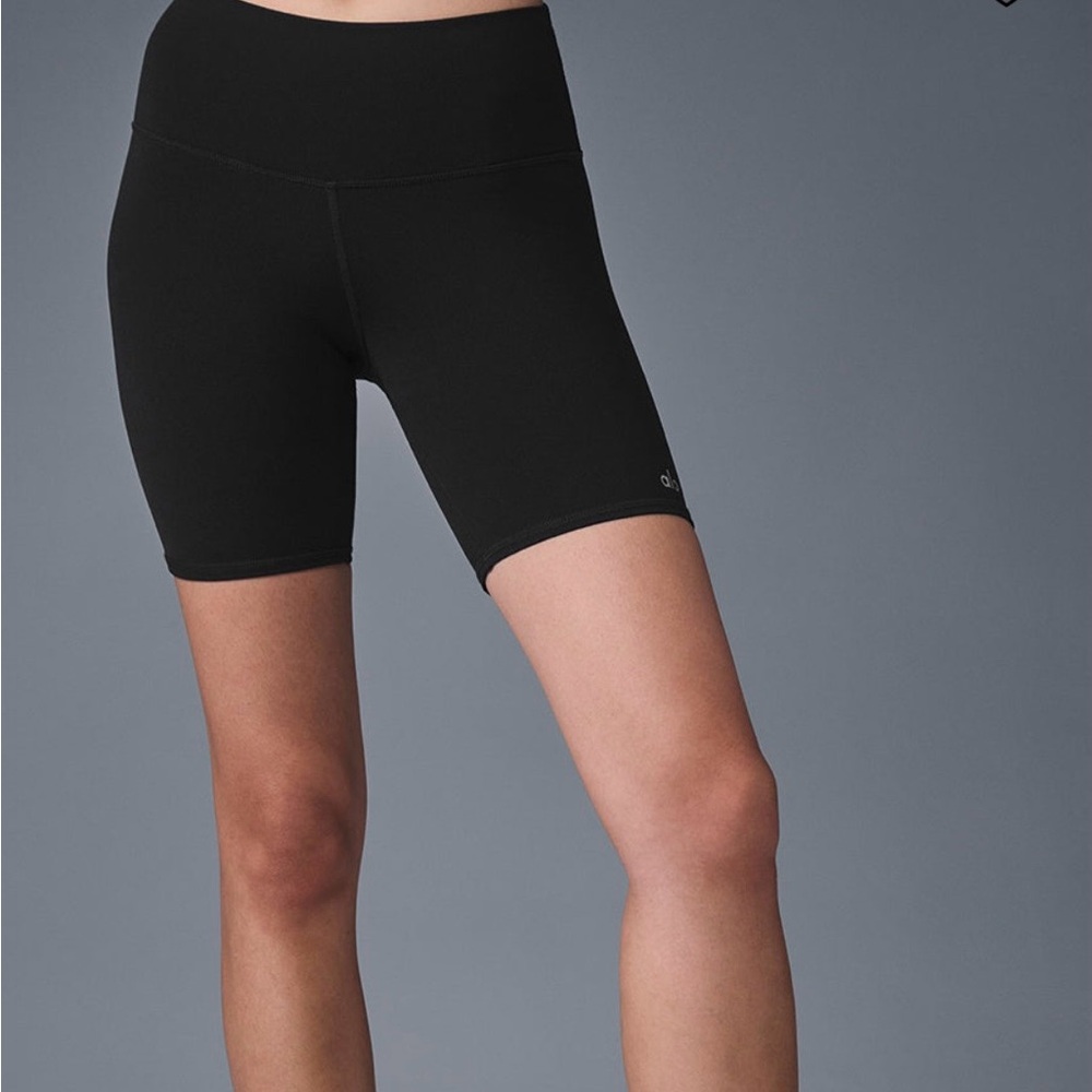 Women's Black Biker Shorts